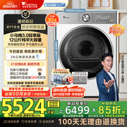 小天鵝（LittleSwan）12KG變頻熱泵烘干機(jī) 干衣機(jī)家用大容量 純平全嵌 蒸發(fā)器自清潔 【小烏梅3.0輕享版】TH12VE10PRO 