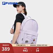 FILAFUSION斐樂潮牌情侶款男士女士背包2025休閑大容量電腦包雙肩包 音波紫-VT XS