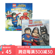 英文原版 Lego Dc Super Heroes 系列 2冊(cè) 樂(lè)高超級(jí)英雄系列 兒童英語(yǔ)啟蒙圖畫故事書 綠山墻 .