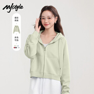 MJ STYLE插肩袖短款開衫外套女2025年秋季寬松休閑百搭運動風學生長袖上衣