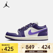 耐克（NIKE）AJ1女子運動鞋刺繡板鞋 AIR JORDAN 1 LOW DC0774-502 37.5