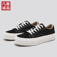 凡客誠品（VANCL）凡客絨面復古板鞋 黑色 35