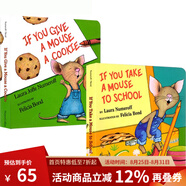 要是你給老鼠吃餅干 If You Give a Mouse a Cookie 2冊盒裝紙板書 If You Take a Mouse to School 英文原版廖彩杏書單 綠山墻 要是你給老鼠吃餅干