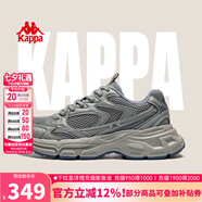 KAPPA卡帕男鞋網(wǎng)面運動(dòng)鞋男夏季新款網(wǎng)鞋透氣休閑老爹鞋子男薄款跑步鞋 香根草綠【網(wǎng)面絨面隨機發(fā)貨】 37