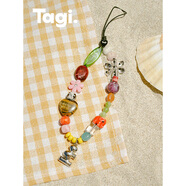 Tagi.泰國靈感手機鏈手機掛繩手腕防丟繩手鏈掛飾吊繩手機殼掛墜配件新年禮物 thai thai 水果手機鏈