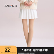 三福 女褲襪單條裝 淑女易搭天鵝絨貼膚防勾絲連腳絲襪823293 自然膚 均碼