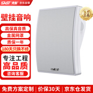 先科（SAST）A6 定壓壁掛音響喇叭 會(huì )議背景音樂(lè )廣播音箱喇叭 (白色)
