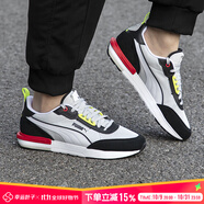 彪馬（PUMA）男鞋女鞋子 舒適透氣情侶運動(dòng)鞋緩震慢跑步鞋旅游低幫休閑鞋 03/淺灰-彪馬白 35.5