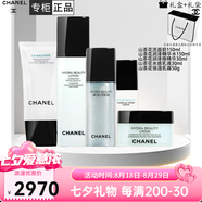 香奈兒（Chanel）官方旗艦正品護(hù)膚盒套裝 山茶花系列護(hù)膚盒七夕節(jié)禮物 五件套(潔面+水+面霜+乳液+精華)