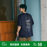 森馬（Semir）哈利波特聯(lián)名短袖t恤男25夏情侶寬松上衣109325100224