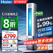 海爾（Haier）空調2匹&3匹立式柜機一級能效變頻冷暖空調省電除菌自清潔大風量柜機 3匹 一級能效 【雷神者】新風  72LBC