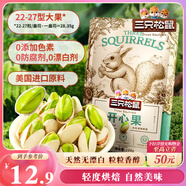 三只松鼠開心果 進(jìn)口加州無漂白 每日?qǐng)?jiān)果炒貨干果休閑零食100g/袋