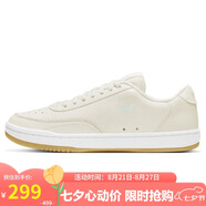 耐克NIKE女子休閑鞋 COURT VNTG 運動(dòng)鞋CW1067-103米色36.5
