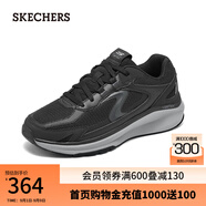 斯凱奇（Skechers）男士綁帶運動(dòng)鞋233076 黑色/炭灰色/BKCC 39.5