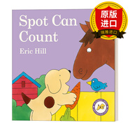 【正版】英文原版繪本 和小玻一起學(xué)數(shù)數(shù) Spot Can Count 英文版 紙板書 進(jìn)口英語原版書籍 Hill, Eric 全英文版