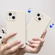 艾思度（iSido）羅小黑適用蘋果16手機(jī)殼iphone15pro保護(hù)套13mini全包14防摔11女12軟xs外殼8plus硅膠8高級(jí)15pro潮 單殼純色-古董白 iPhone16