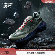 Reebok銳步官方24新品男女ZIG KINETICA 2.5 EDGE戶外跑步鞋 100074670 海底森林 42.5 (27.5cm),US:9.5