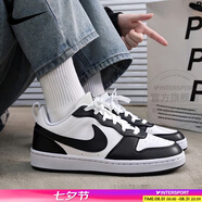 耐克（NIKE）女鞋 2025新款夏季時(shí)尚潮流休閑鞋輕便舒適低幫板鞋子大童鞋 黑白熊貓-131 37.5