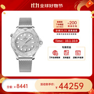 歐米茄（OMEGA） 瑞表海馬系列天文認證機械300米潛水男表42mm中秋送禮 【新款】鋼帶灰盤210.30.42.20.06.002