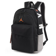 NBA CARES-NIKE喬丹飛人學(xué)生書(shū)包初中高中男女雙肩背包運動(dòng)休閑大容量電腦 黑灰色