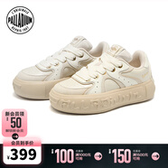 PALLADIUM帕拉丁休閑鞋時(shí)尚潮流圓頭系帶女款板鞋94719 卡其/淺棕 38