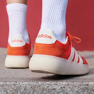 阿迪達斯 （adidas）休閑鞋男鞋女鞋2025秋冬季新款運動(dòng)鞋BARREDA德訓鞋板鞋JQ6677 JQ6670半沖擊橙/亮白 42