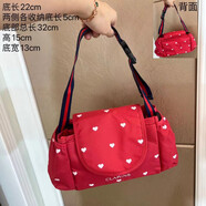 收百納美國各品牌各類(lèi)化妝包大容量收納包整理包便攜洗漱包多款選 紅色嬌韻詩(shī)紅色收納滌綸帆布手提