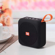 小米鍋巴藍牙音箱迷你小方塊布藝網(wǎng)面無(wú)線(xiàn)音響戶(hù)外便攜式插卡播放器2025新款 炫酷黑(旗艦版) 官方標配
