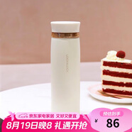 樂扣樂扣（LOCK&LOCK）菲特旋轉(zhuǎn)蓋輕量保溫杯男女學(xué)生茶水杯子LHC4131IVY米白色450ml