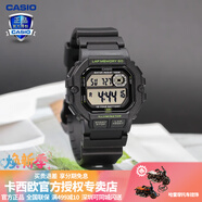 卡西歐（CASIO） 男表女表卡西歐手表男女情侶表學(xué)生時(shí)尚運動(dòng)表太陽(yáng)能雙顯電子表 WS-1400H-1AVPF夜跑黑 10年電量