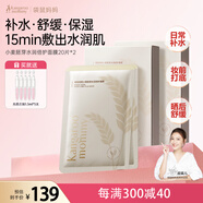 袋鼠媽媽孕婦護膚品面膜小麥胚芽補水保濕滋潤面膜40片