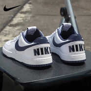 耐克（NIKE）男鞋板鞋 2025新款秋季時尚運動鞋舒適耐磨低幫運動休閑鞋滑板鞋 NIKE BIG/白藏青 44