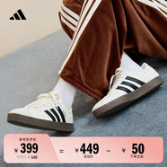 adidas T頭鞋 VL COURT復(fù)古板鞋德訓(xùn)鞋男女阿迪達(dá)斯輕運動 漢玉白/黑色/樹脂黃   38
