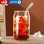 青蘋果爆款高硼硅吸管杯水杯耐高溫吸管杯辦公室喝茶奶茶杯 【加薪水吸管杯】475ml單只裝