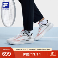 斐樂（FILA）官方POTENZA火力2性能網(wǎng)球鞋男鞋2025春新款綜訓(xùn)鞋運(yùn)動(dòng)鞋 斐樂白-WT 42