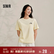 森馬[涼感T]觀園吉聯(lián)名短袖T恤女抗菌寬松熊貓夏裝潮109324100013