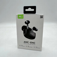 跨境-40db強主動降噪真無線藍(lán)牙耳機 始于顏值忠于音質(zhì)重低音 黑銀色 電鍍