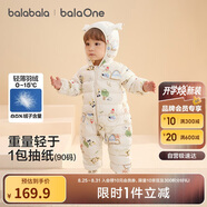 巴拉巴拉兒童輕薄羽絨服男女童冬季連體衣2025造型可愛(ài)時(shí)尚萌208425120205