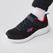 斯凱奇（Skechers）童鞋秋季2025新款兒童運(yùn)動(dòng)鞋輕便減震大童跑步鞋網(wǎng)面透氣休閑鞋 403906L-BLK/黑白 36 /230mm/4