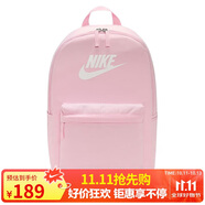 耐克（NIKE）男女雙肩包背包 電腦包旅行包書包 DC4244-664 粉