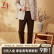 天意TANGY/天意2025冬季新款商場同款民族保暖風(fēng)小腳褲 2254511 咖啡色7210 L
