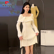 皮爾卡丹法式氣質(zhì)感內(nèi)搭白色針織打底連衣裙子女裝秋季2025年新款長裙 【白色短款】出游出片穿搭/初夏穿搭/夏日絕美 S 40/45kg 【收藏加購享運費險  現(xiàn)貨速發(fā)