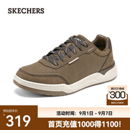 斯凱奇（Skechers）男士板鞋輕便舒適簡約經(jīng)典時尚休閑慵懶風(fēng)休閑鞋 卡其色/KHK 39.5