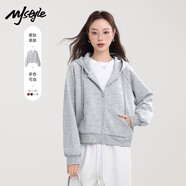 MJ STYLE插肩袖短款開衫外套女2025年秋季寬松休閑百搭運動風(fēng)學(xué)生長袖上衣