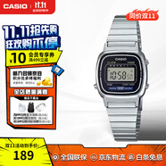 卡西歐（CASIO）小銀表情侶手表 時(shí)尚復古簡(jiǎn)約小方塊數顯學(xué)生小表 送女生禮物禮品 LA670WD-1DF