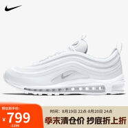 耐克男子休閑鞋AIR MAX 97運動(dòng)鞋921826-101 白色 41 