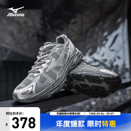 美津濃（MIZUNO）男女跑步運(yùn)動鞋 緩震透氣 網(wǎng)面拼接 反光標(biāo)識 RACER S