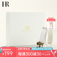 HR赫蓮娜女士皮帶時(shí)尚簡約腰帶女珍珠愛心扣頭牛皮女士腰帶 米白色 90cm