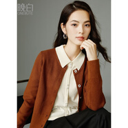 晚白疊穿神器打底無(wú)袖針織背心女2026春季內搭單穿時(shí)尚高級感上衣 杏色 M