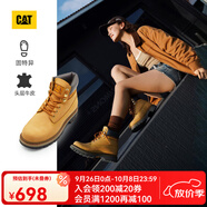 CAT卡特經(jīng)典大黃靴馬丁靴男女鞋升級(jí)版防潑水鞋面四季戶外登山工裝靴 女款 P312082N1EDC25 37
